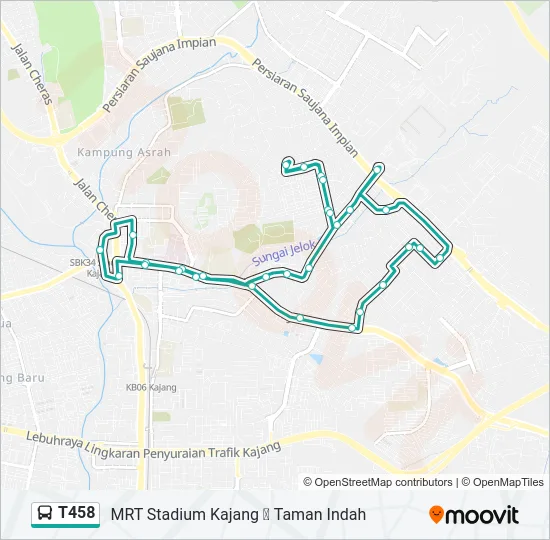 T458  Line Map