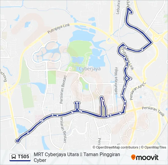 T505  Line Map