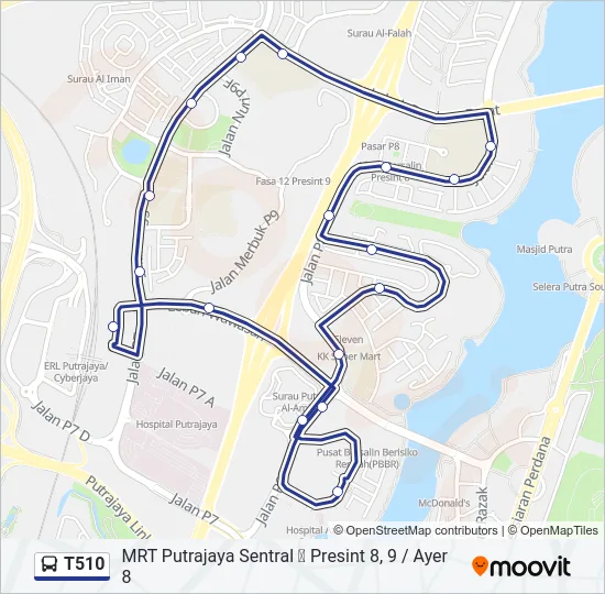 T510  Line Map