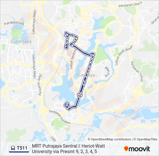 T511  Line Map