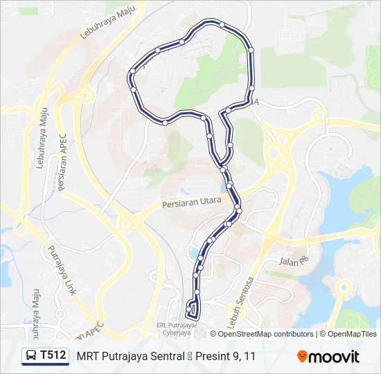T512  Line Map