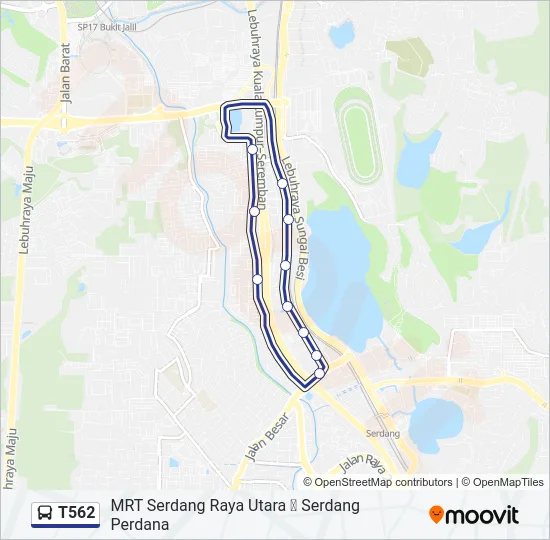 T562  Line Map