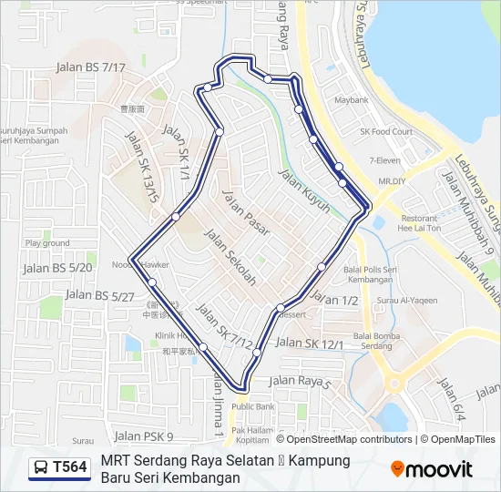 T564  Line Map
