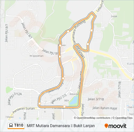 T810  Line Map