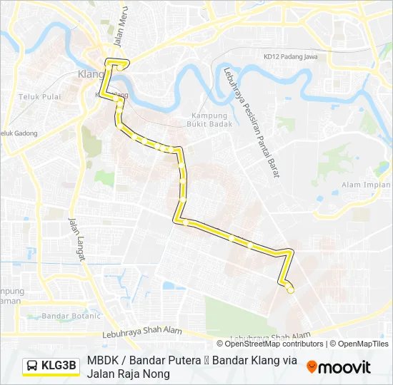 KLG3B  Line Map
