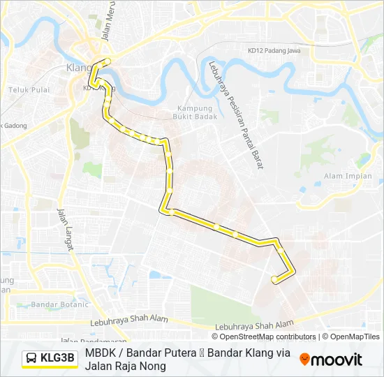 KLG3B  Line Map