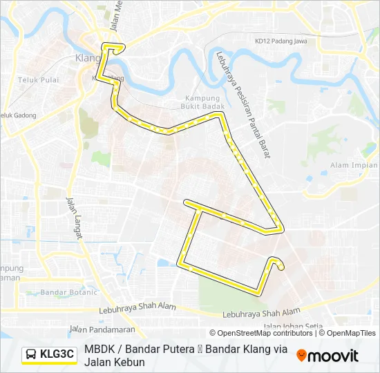 KLG3C  Line Map