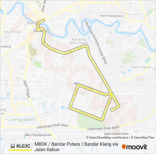 KLG3C  Line Map