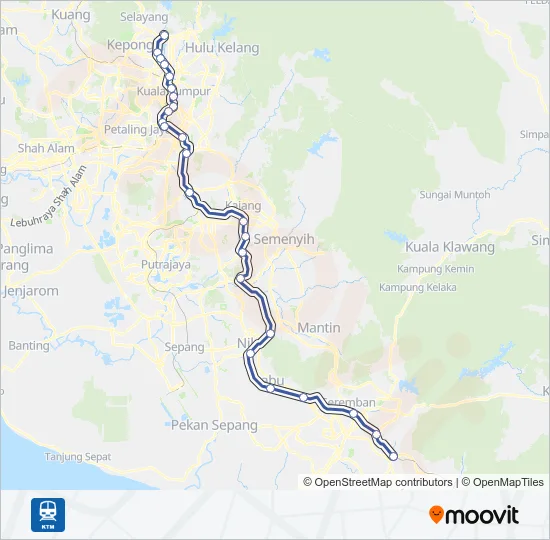 1 Train Line Map