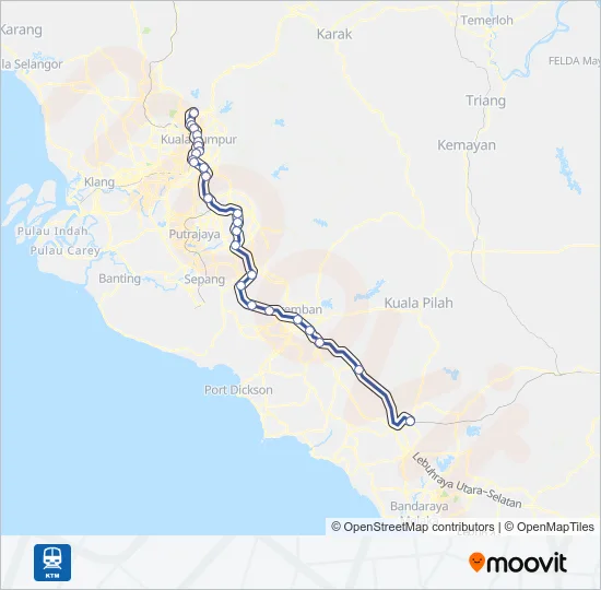 1 Train Line Map