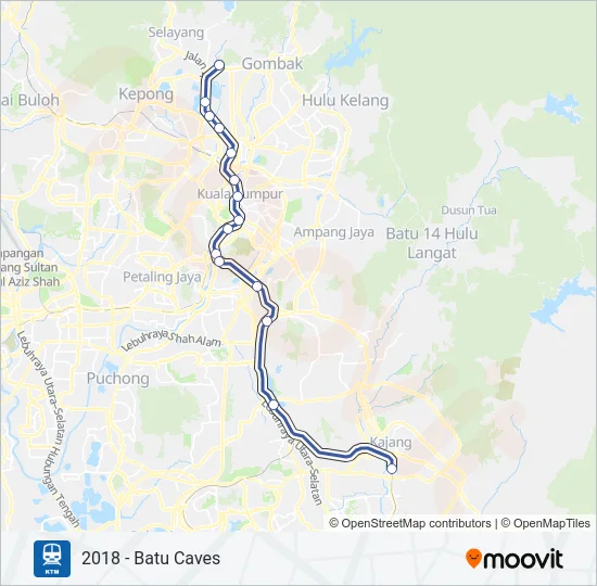 1 Train Line Map