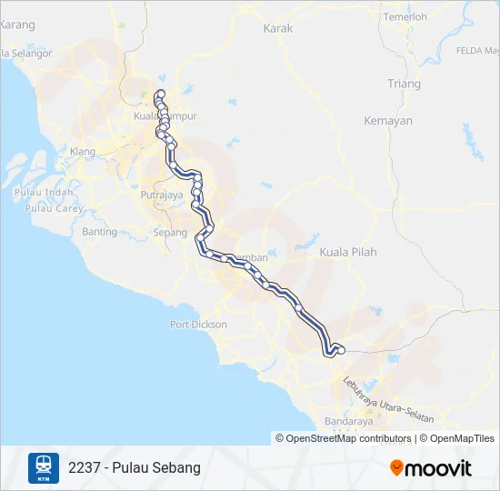 1 Train Line Map