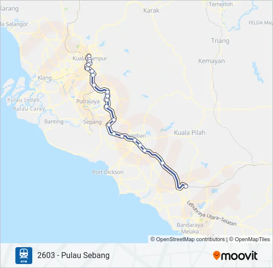 1 Train Line Map