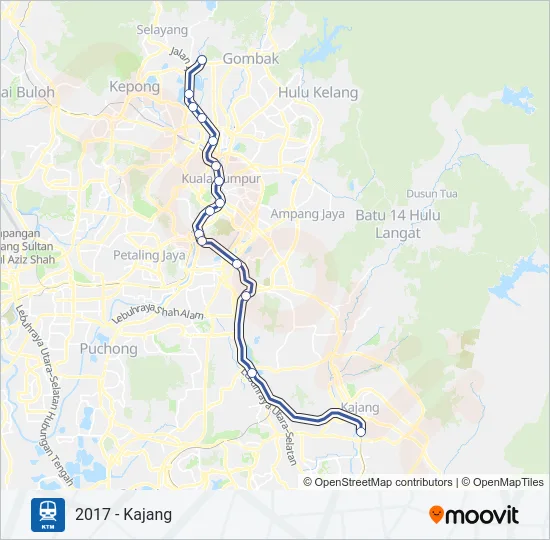 1 Train Line Map