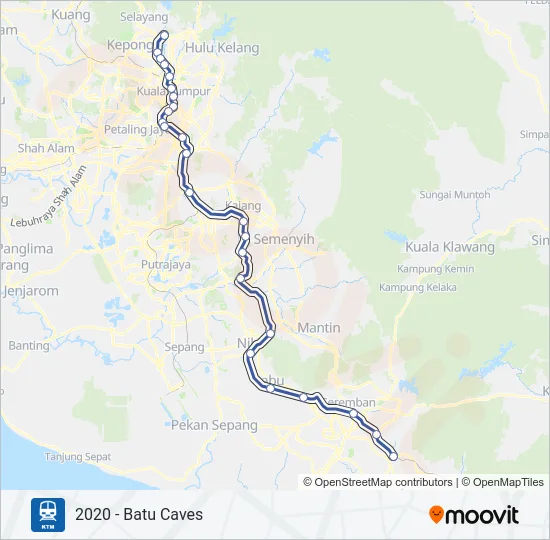 1 Train Line Map