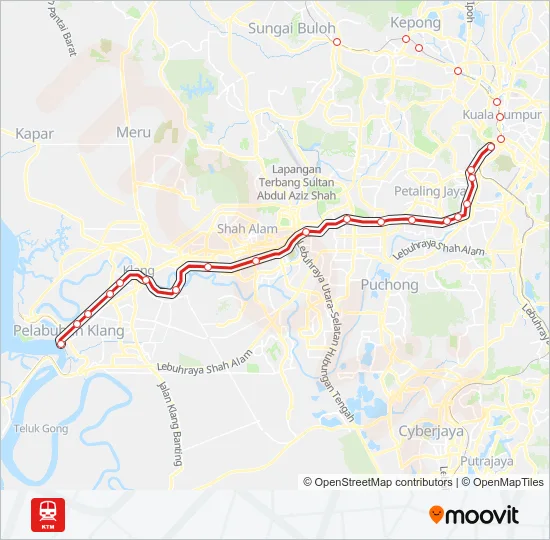 2 Train Line Map
