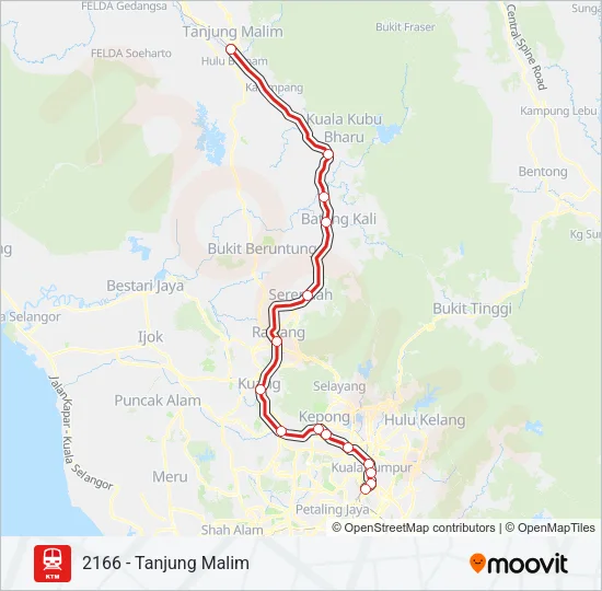 2 Train Line Map