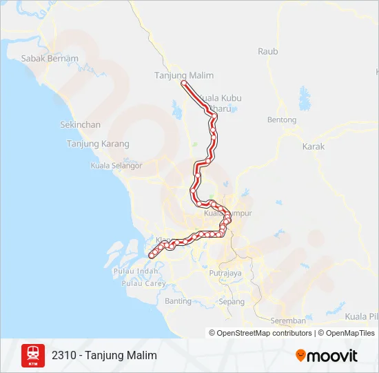 2 Train Line Map