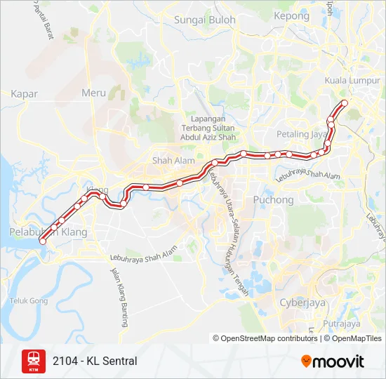 2 Train Line Map