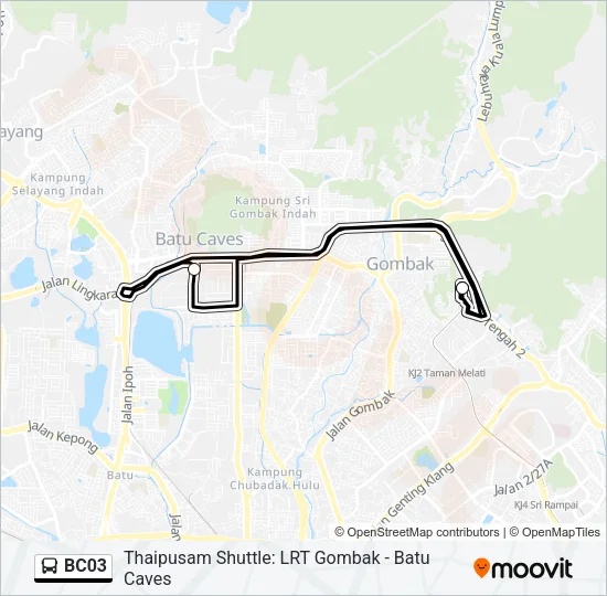 BC03  Line Map