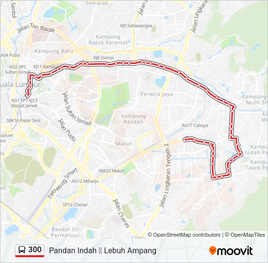 300  Line Map