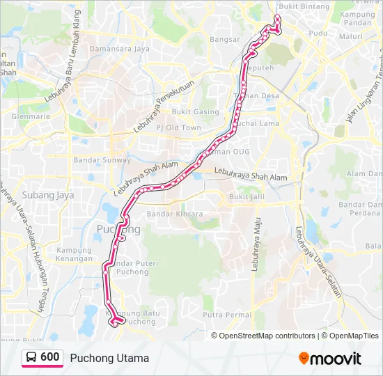 600  Line Map