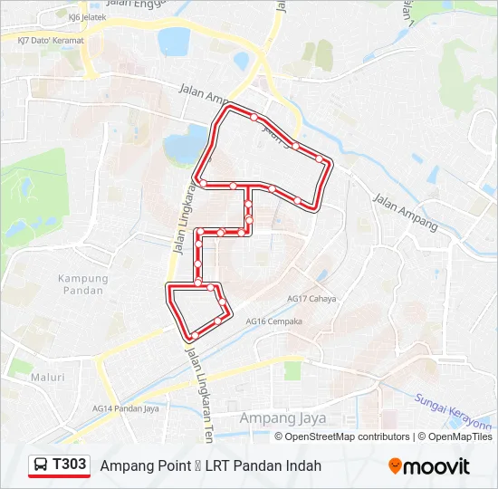 T303  Line Map