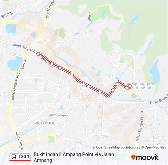 T304  Line Map