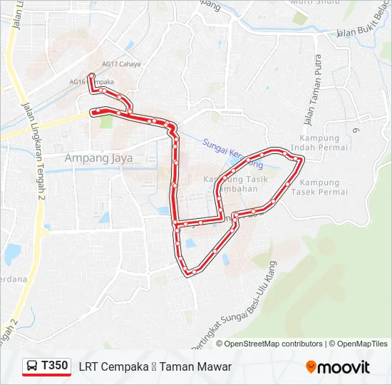 T350  Line Map