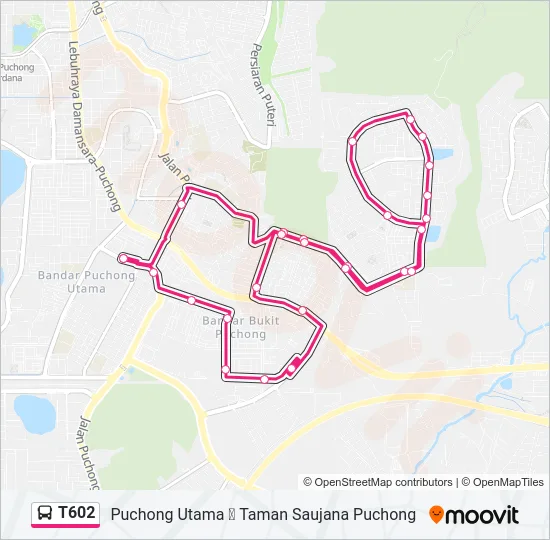 T602  Line Map