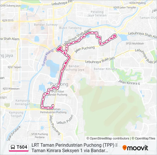 T604  Line Map