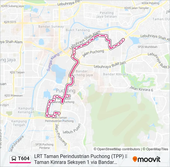 T604  Line Map
