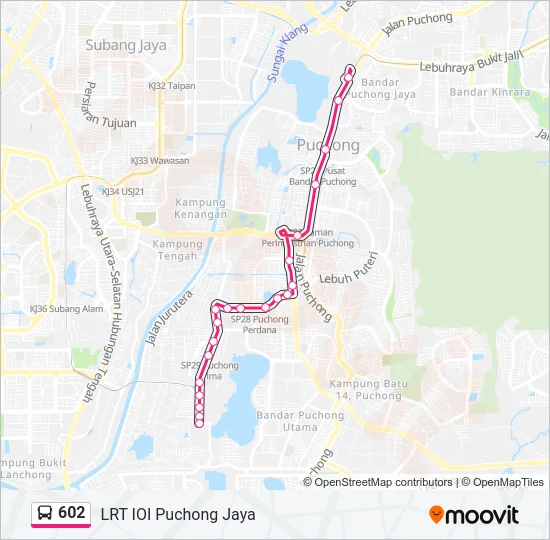 602  Line Map