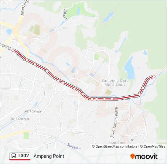 T302  Line Map