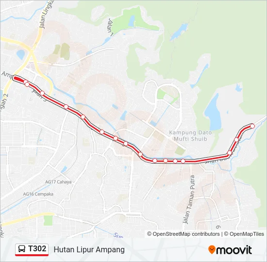 T302  Line Map
