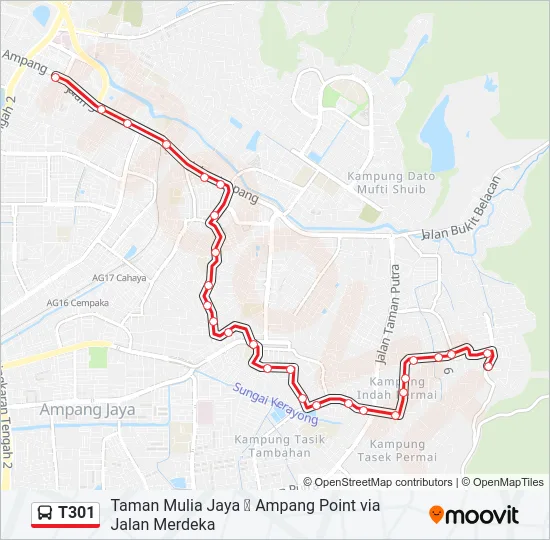 T301  Line Map
