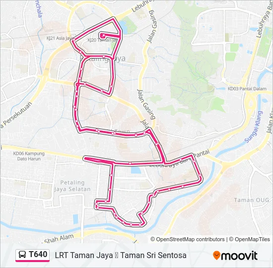 T640  Line Map