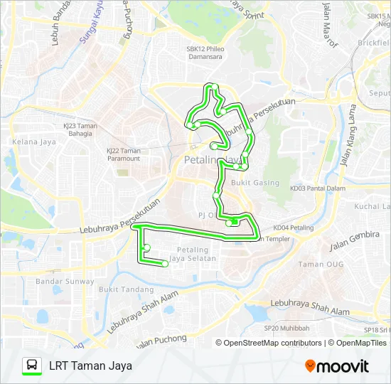 PJ01SCHOOL Bus Line Map