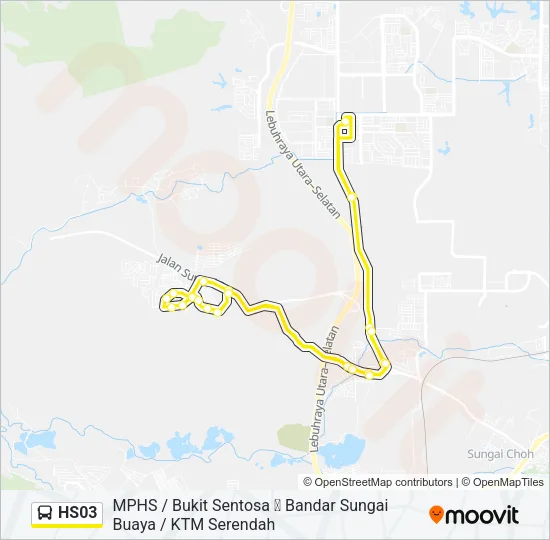 HS03 Bus Line Map
