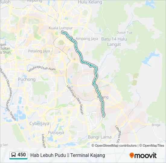 450  Line Map