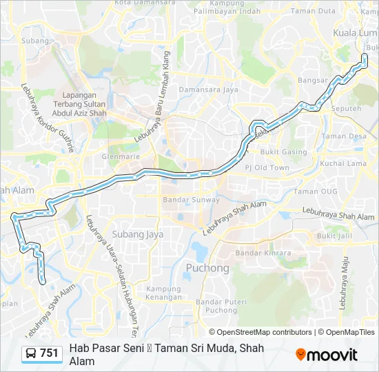751  Line Map