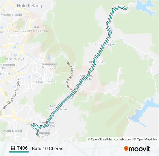 T406  Line Map