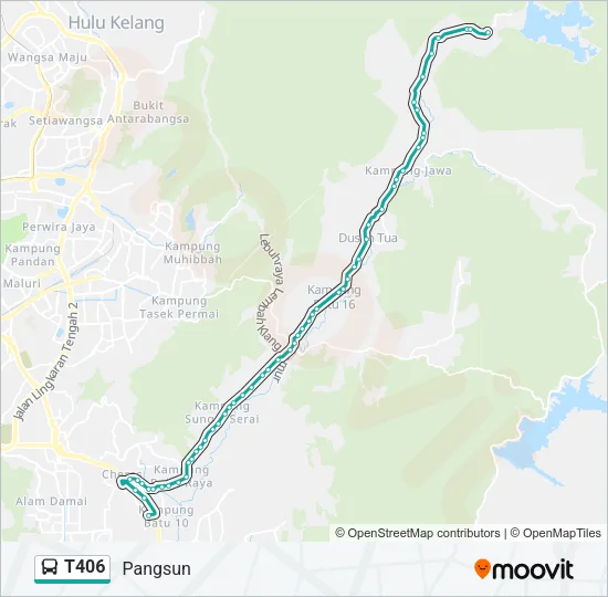 T406  Line Map