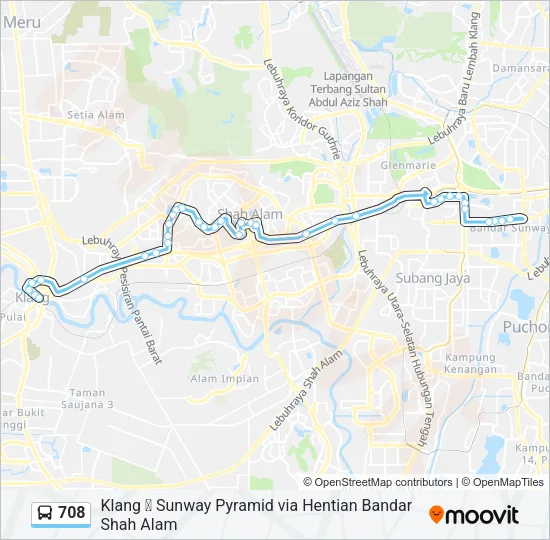 708  Line Map