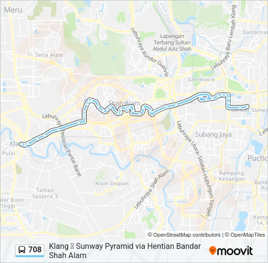 708  Line Map