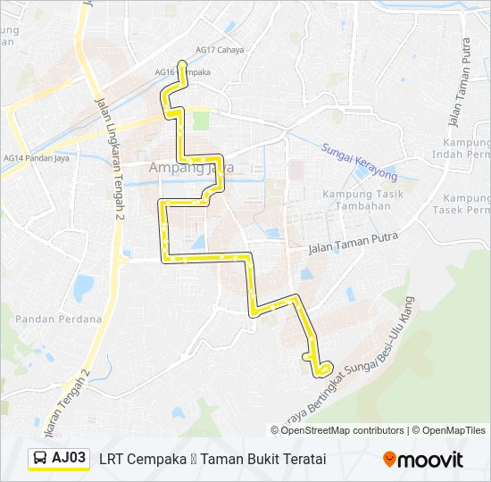 AJ03  Line Map