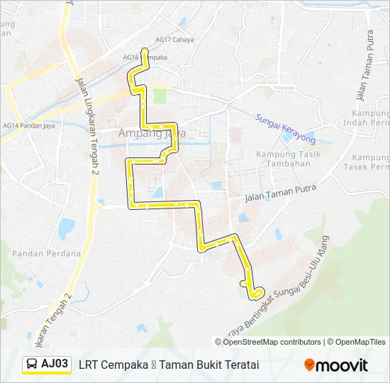 AJ03  Line Map