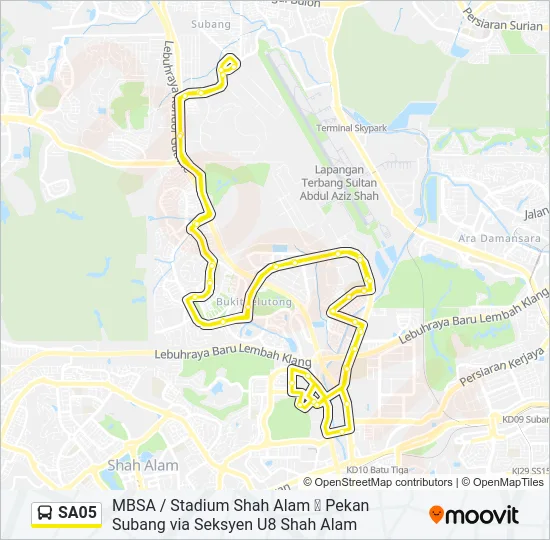 SA05  Line Map