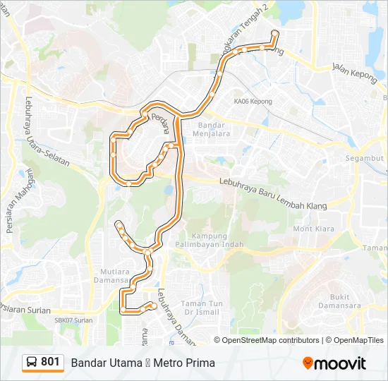801  Line Map