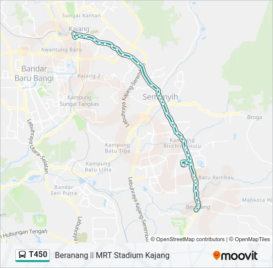 T450  Line Map